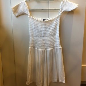 Boohoo White Flowy Romper